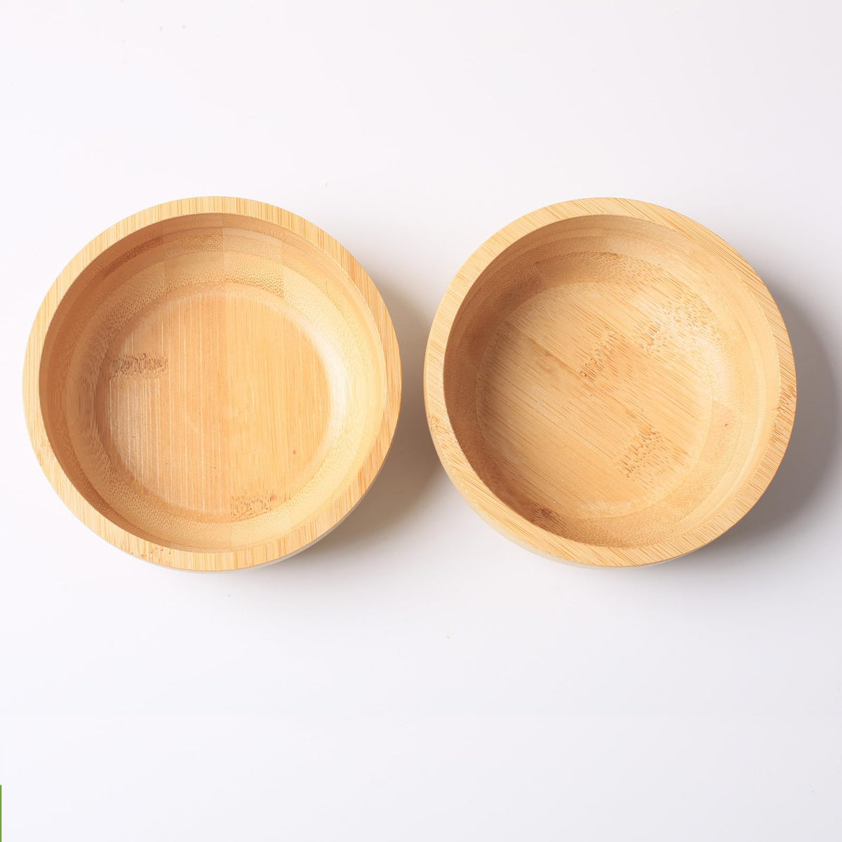 ZTHapwa Soup Bowls Set of 2 for Dessert/Cereal/Pasta/Fruit | Natural Bamboo Serving Bowls for Nuts/Candy/Snacks/Pistachio | Charcuterie Accessories for Dipping/Condiments/Sauce | 15.21 oz Capacity