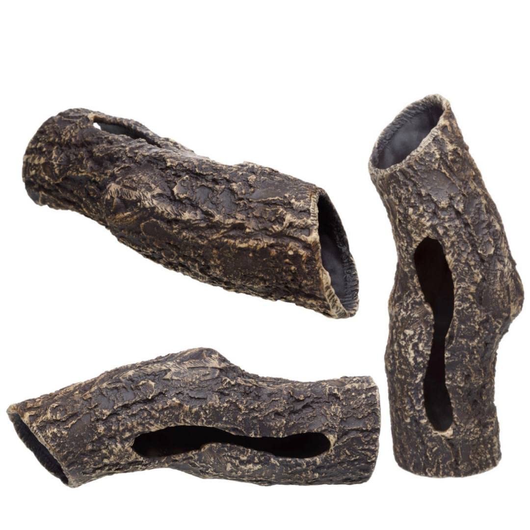 Plecoceramics Large Pleco Cave Breeding Ceramic Decorations Fish Tank Aquarium (1 pcs Scape Log)