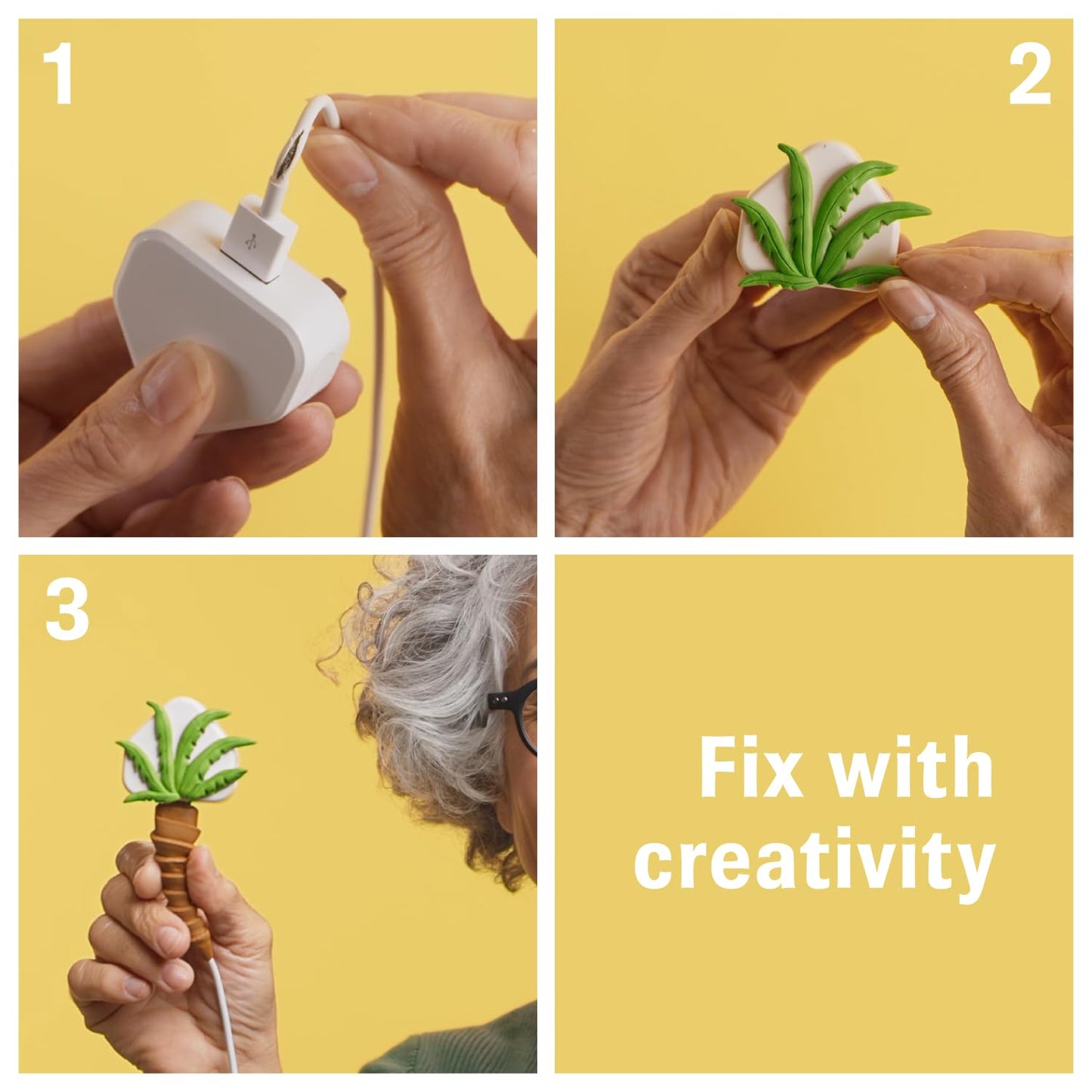 Sugru by tesa - Mouldable Multi-Purpose Glue for Creative Fixing and Making, Black, 8-Pack