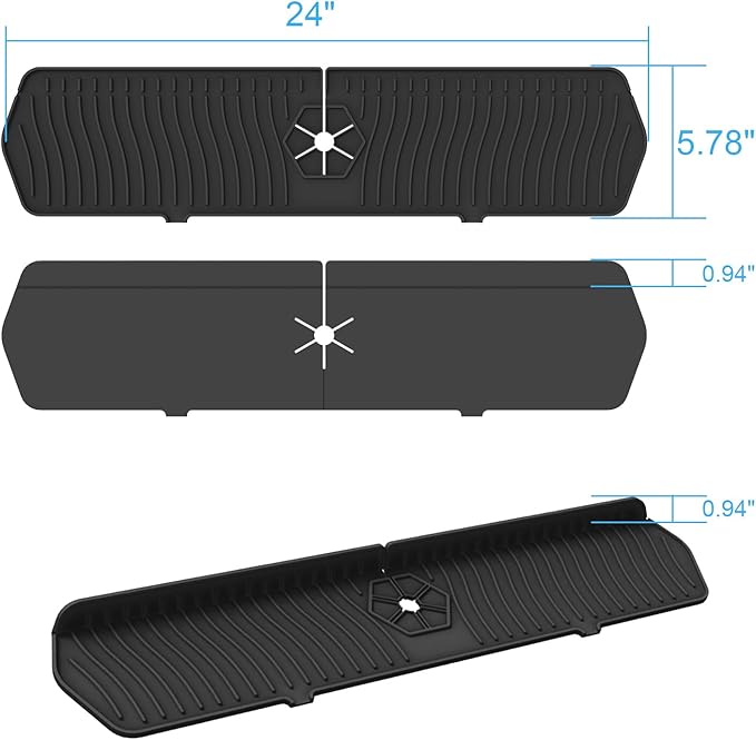 Faucet Guard - 90 Foldable Draining Mat