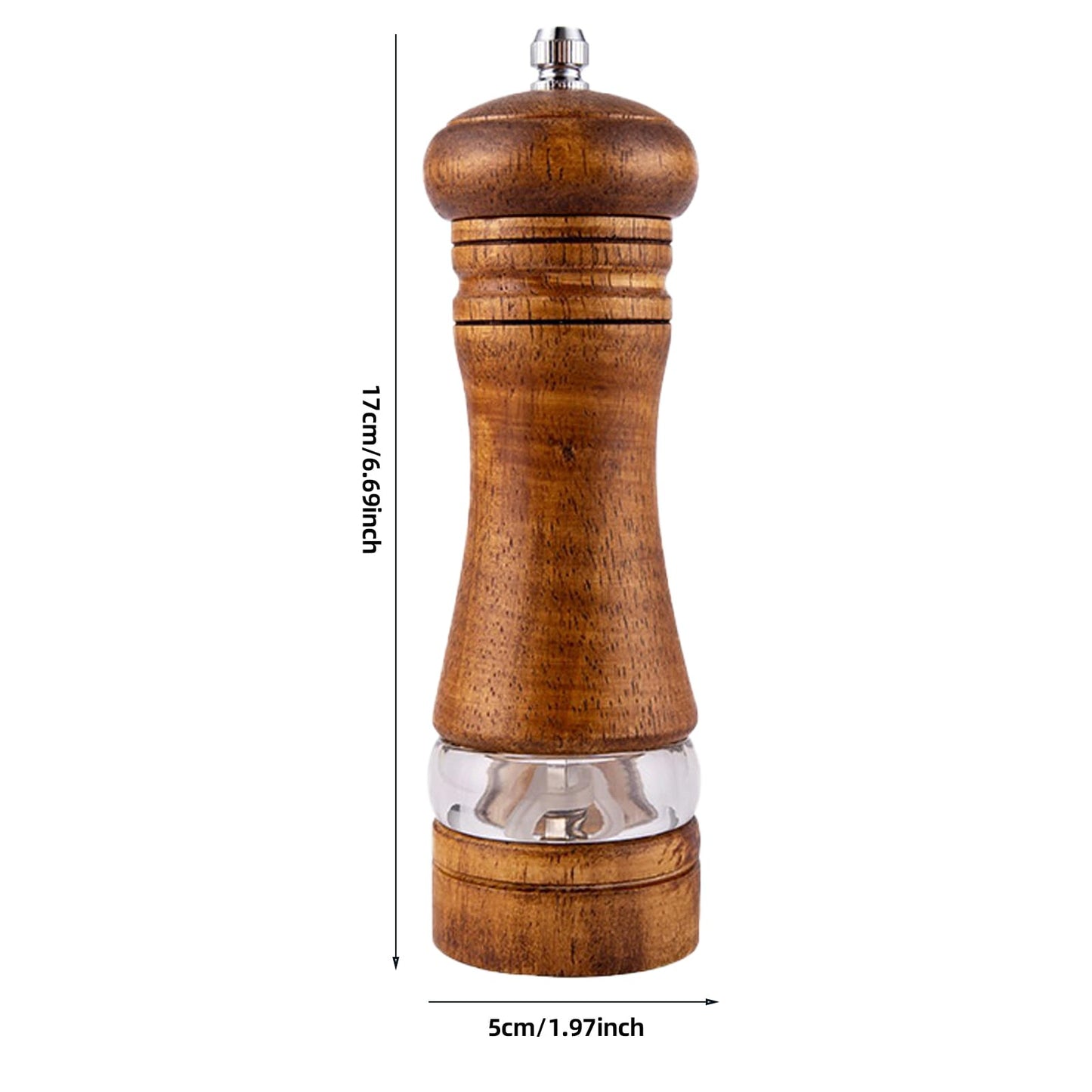 Wooden Salt and Pepper Shakers,Wood Salt and Pepper Grinder Set