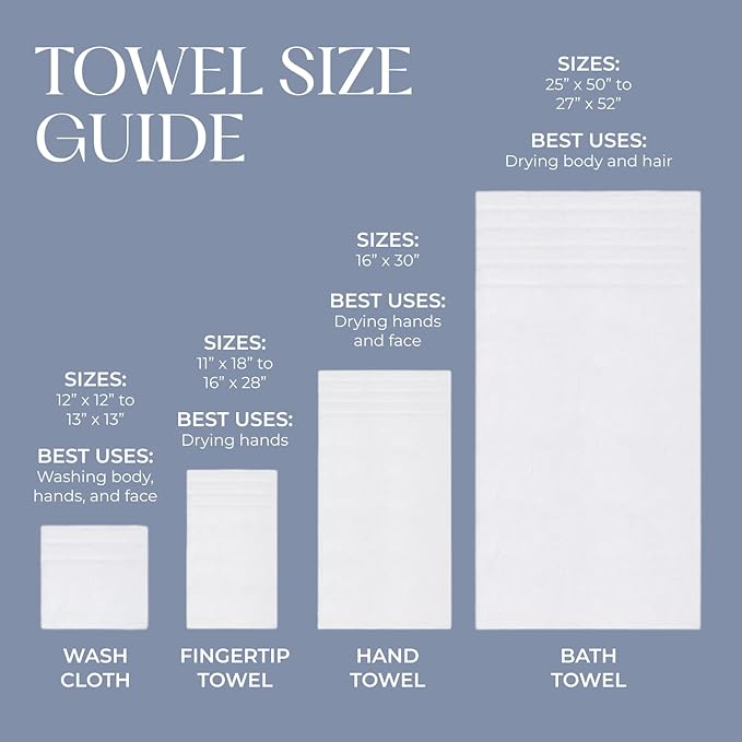 Avanti Linens - 3pc Towel Set, Soft & Absorbent Cotton, Coastal Home Decor