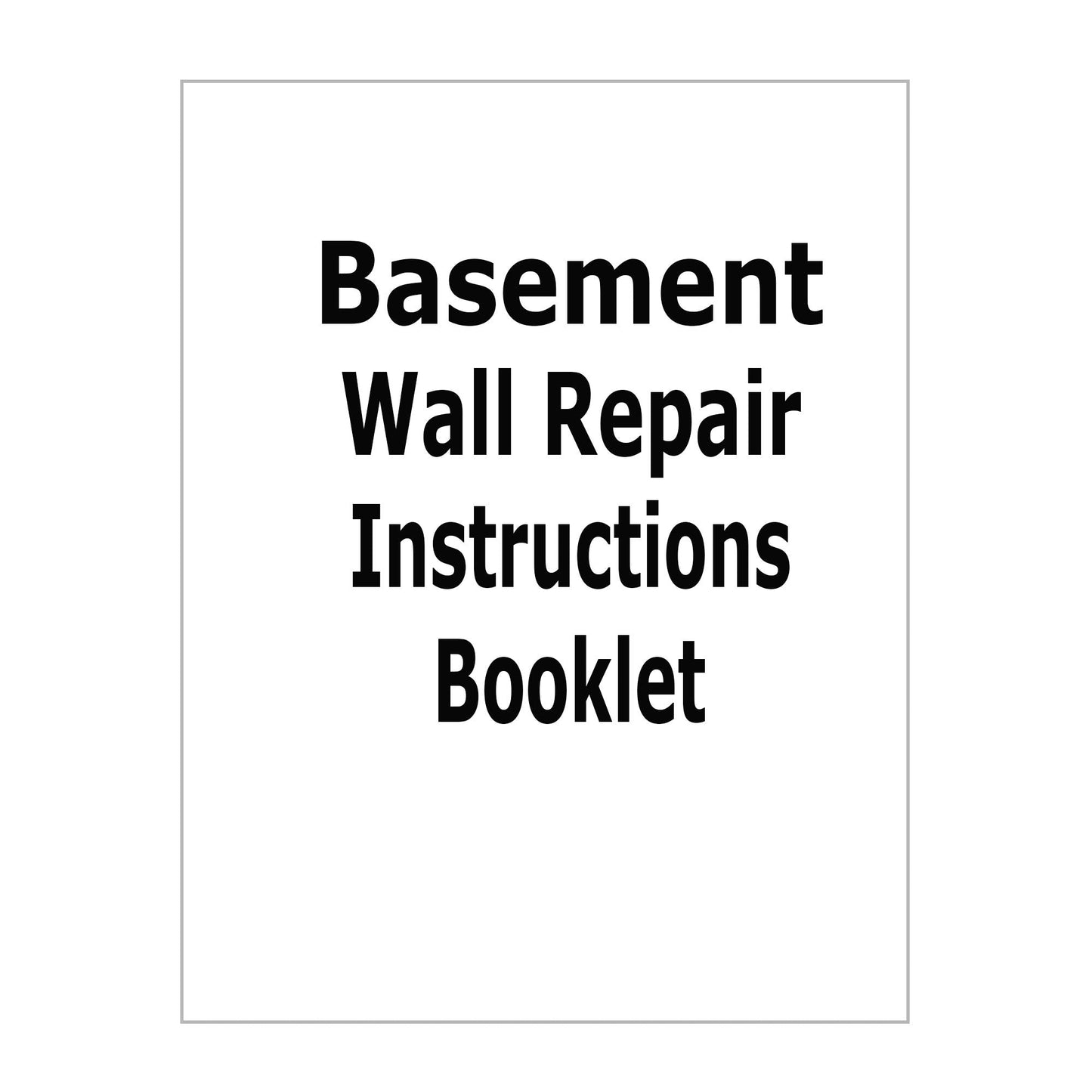 25 ft - Carbon Fiber-Basement Wall Crack Repair Kit - Carbon Fiber Foundation Wall Repair - Easy DIY Repair Includes Epoxy, Tools & Safety Gear