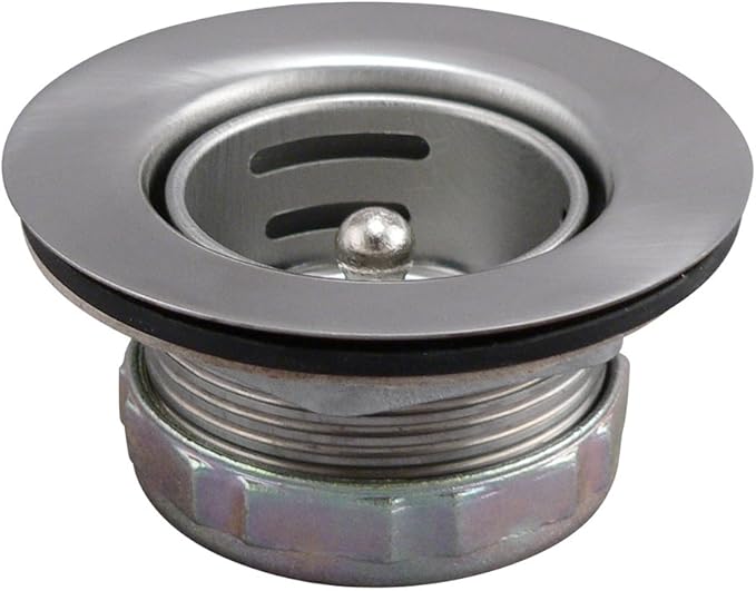 Plumb Pak 878PC Keeney Stainless Steel Junior Duo Bar Sink Strainer