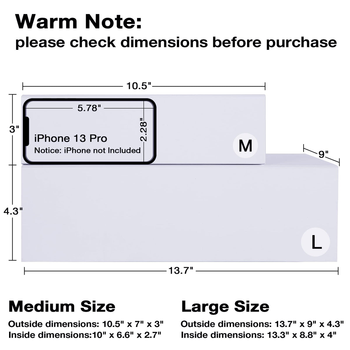 Aimyoo White Collapsible Gift Box with Magnetic Closure Lids 13.8x9x4.3 in, Large Bridesmaid Groomsman Proposal Boxes, Rectangle Present Box for Graduation Birthday Storage 1 Pack
