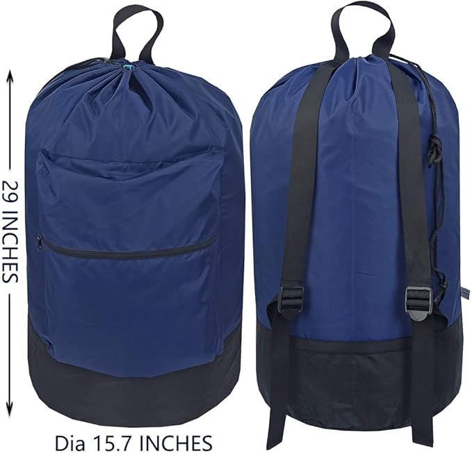 Washable Laundry Bag Backpack