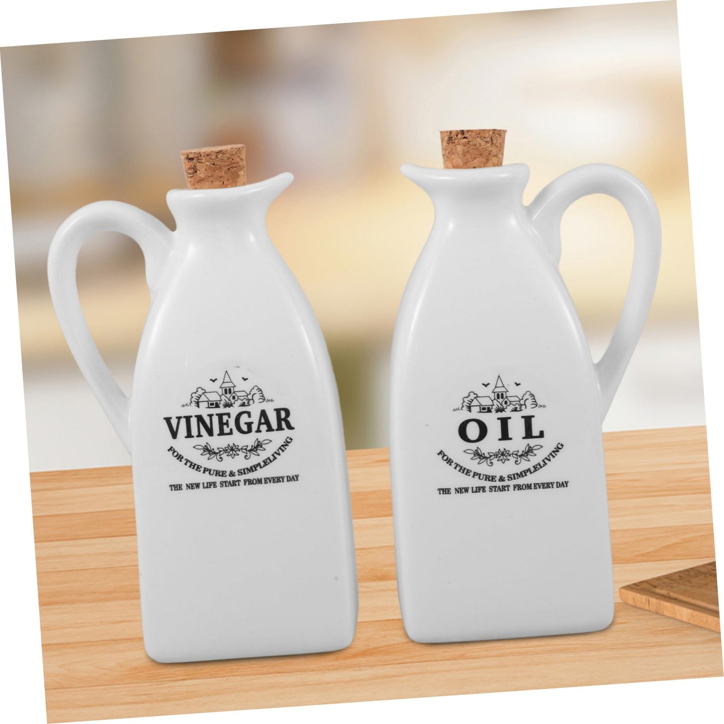 4pcs Seasoning Bottle Set Liquid Condiment Pot Ceramics Soy Sauce Dispenser Condiment Bottle Vinegar Dispenser Small Simple Sauce Bottles Vintage Vinegar Jar Oil Pot White Pottery