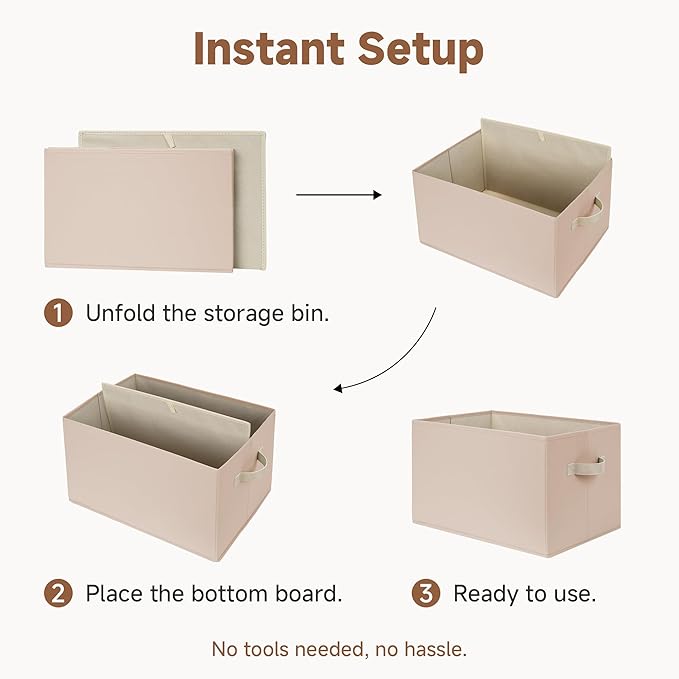 StorageWorks Storage Baskets for Shelves, Closet Organization and Storage Bins