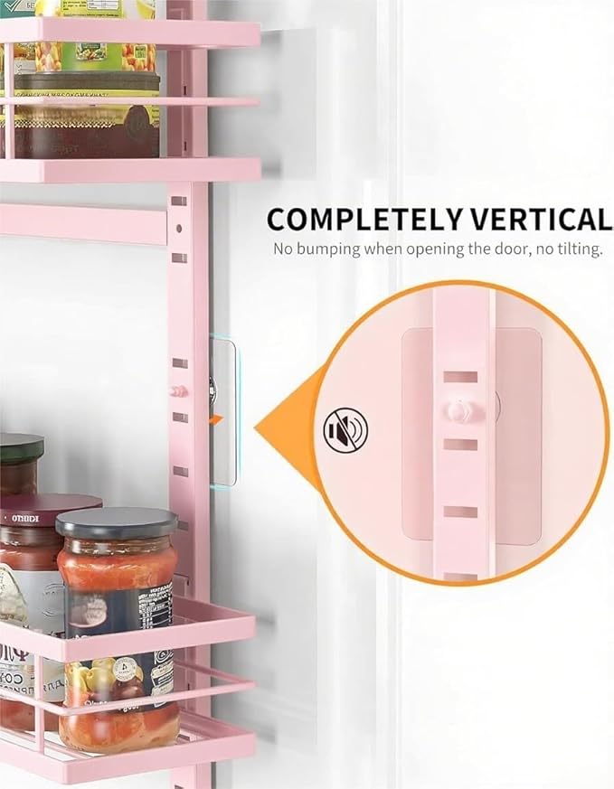 Moforoco Pink 9-Tier Over The Door Pantry Organizer, Pantry Organization and