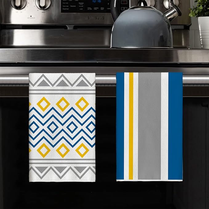 Artoid Mode Stripes Home Sweet Home Boho Spring Kitchen Towels Dish Towels