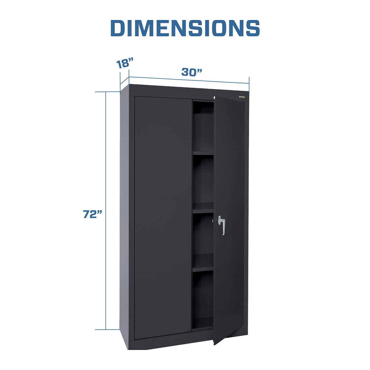 SANDUSKY Value LINE Series 3-Shelf 24-Gauge Garage FREESTANDING Storage Cabinet in B