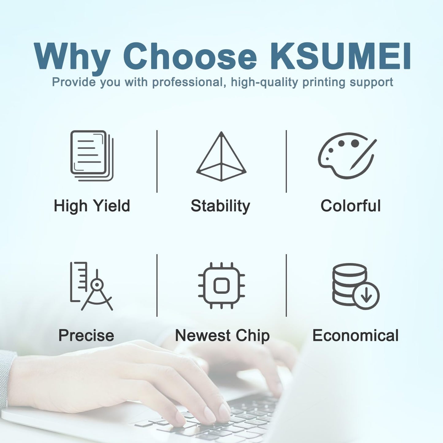 KSUMEI KSMEI 746 Ink Cartridge HP 746 Ink Compatible for DesignJet Z6 & Z9+ Larget Format Printer P2V82A P2V83A P2V80A P2V78A P2V79A (6 Pack, 300ml)
