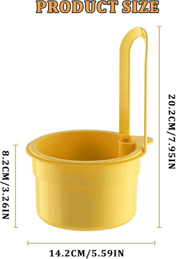 Sink Strainer Basket with One-Touch Drain Mesh, Snap-On Strap & Detachable