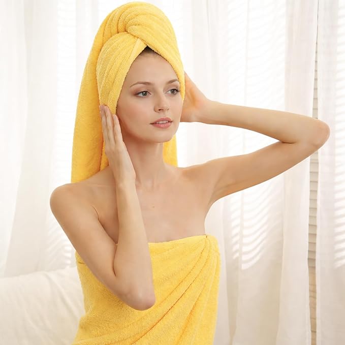 SEMAXE 4-Pack Luxury Bath Towels