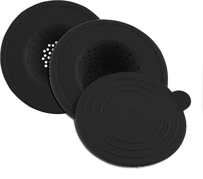 COOK WITH COLOR Kitchen Sink Strainer, Flexible Sink Strainer, Sink Drain