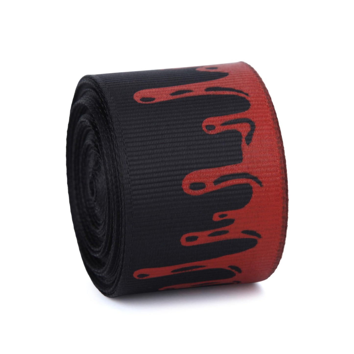 Meseey Nightmare Before Christmas Ribbon 3D Blood Drips Horror Movie Jack Skellington Face Sally Patch Halloween Decoration Ribbon for Gift Wrapping Crafts DIY Holiday Party (Nightmare Ribbon)