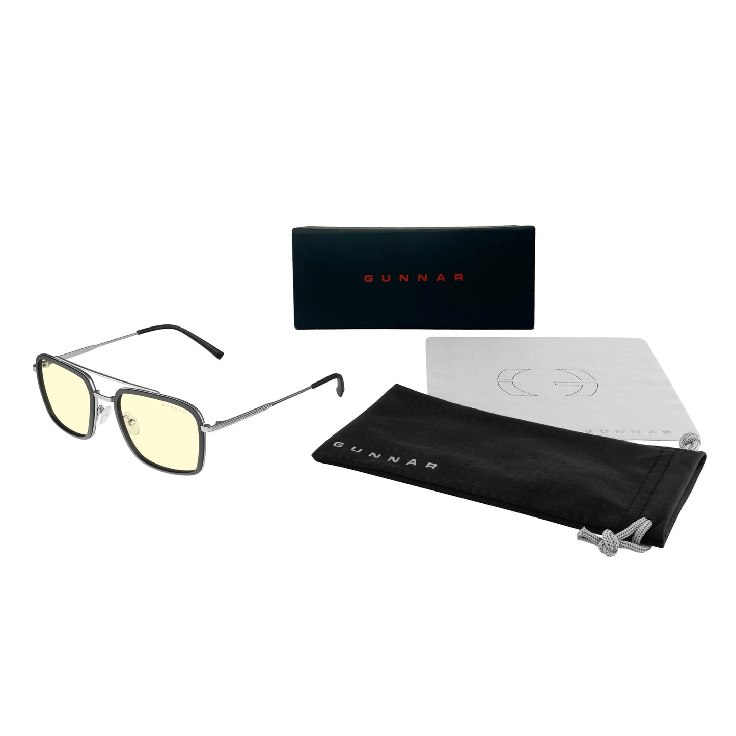 GUNNAR - Stark Industries Edition Blue Light Sunglasses - Blocks 65% Blue Light - Amber Tint