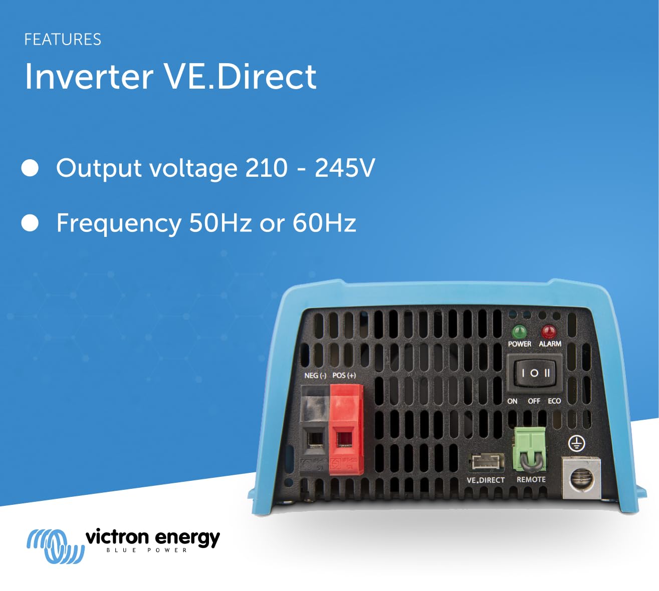 Victron Energy 1200VA 48-Volt 120V AC Pure Sine Wave Inverter