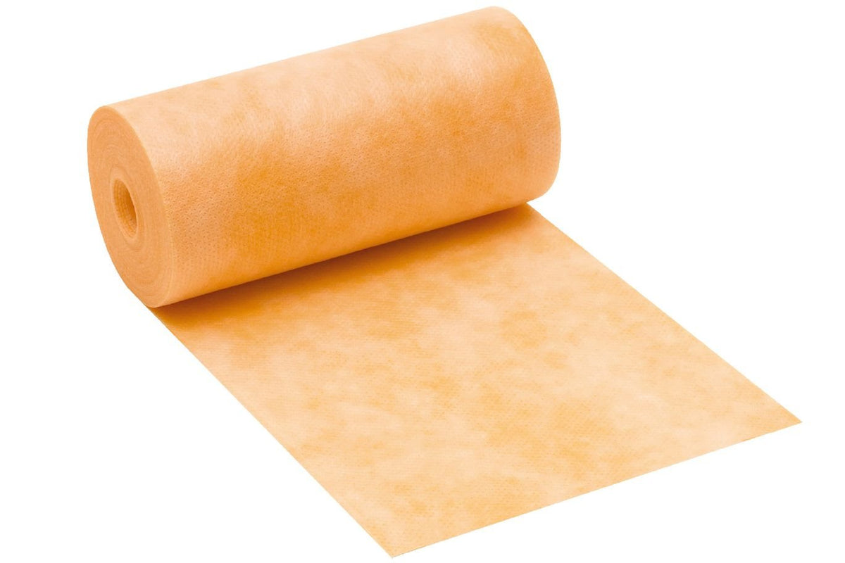 Schluter Kerdi Band Waterproofing Strip - Ideal for Sealing Butt Joints and Floor/Wall Connections - 33' Length, 5" Width, 4 mil Thickness - KEBA100/125/10M