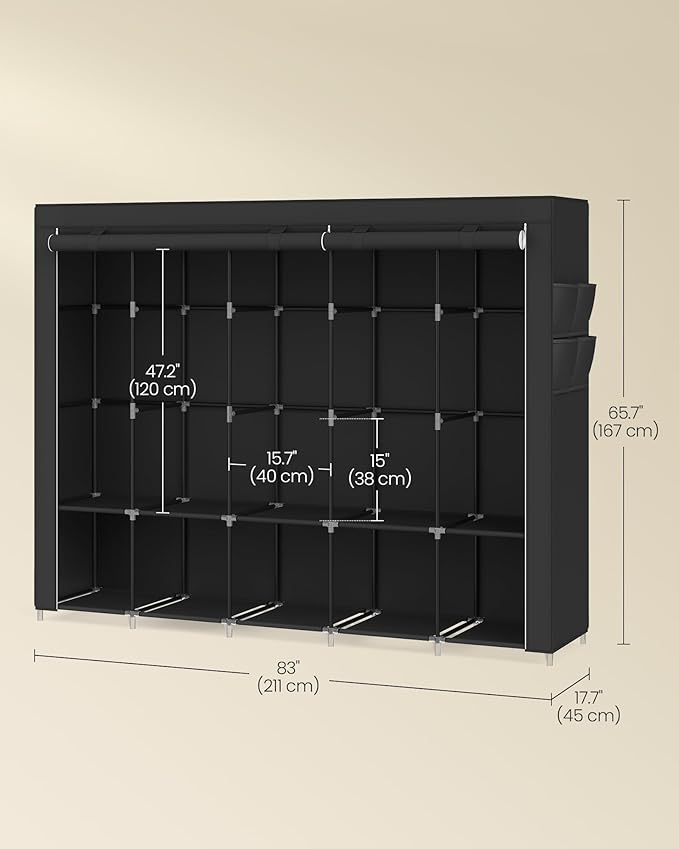 SONGMICS Portable Closet, Wardrobe Closet Organizer