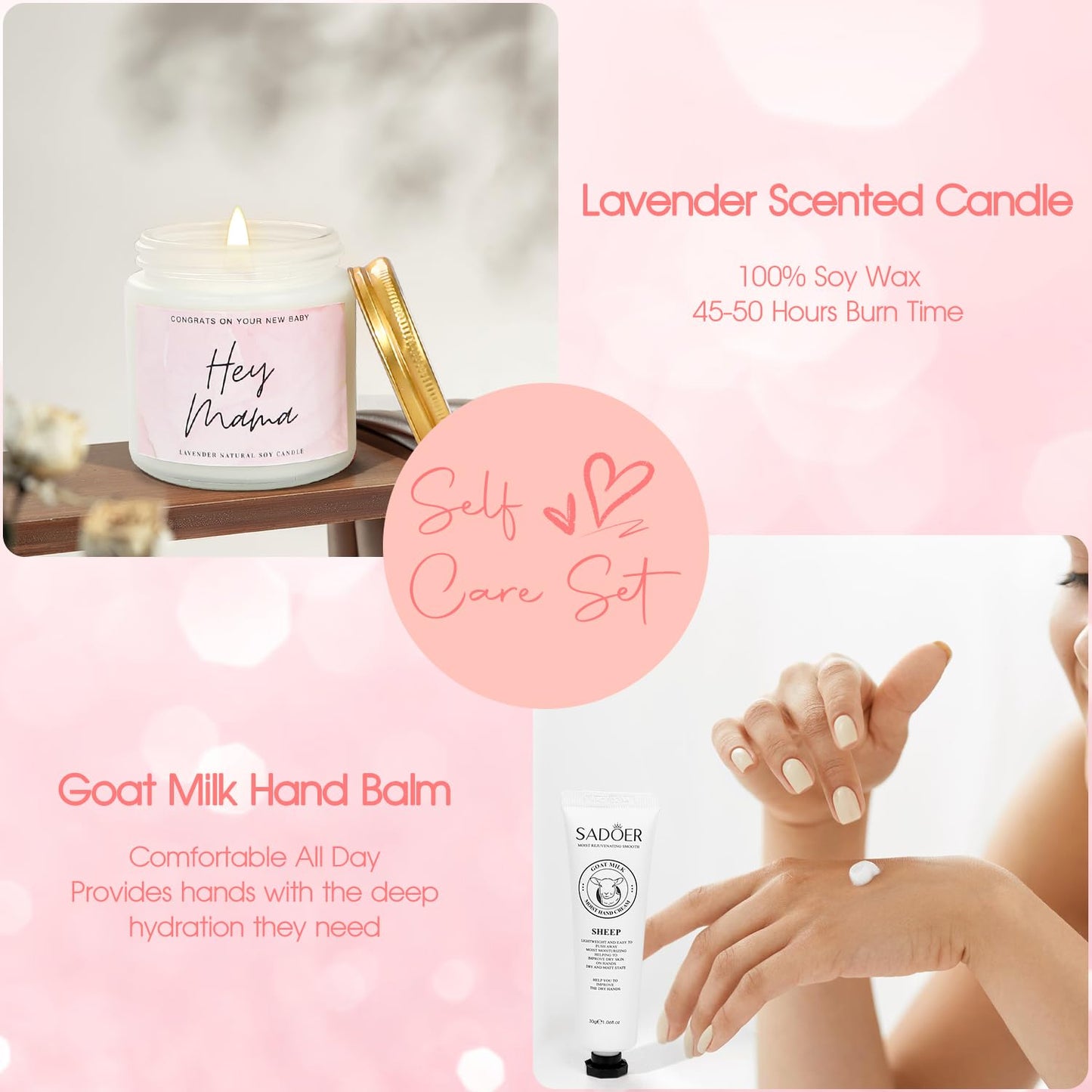 iAOVUEBY New Mom Gifts & Baby Girl Gifts, Baby Shower Gifts for Mom to Be, Pregnancy Gifts for Expecting Mom, First Time Mothers Day Gift for New Mom, Pregnancy Gifts for Women and Baby