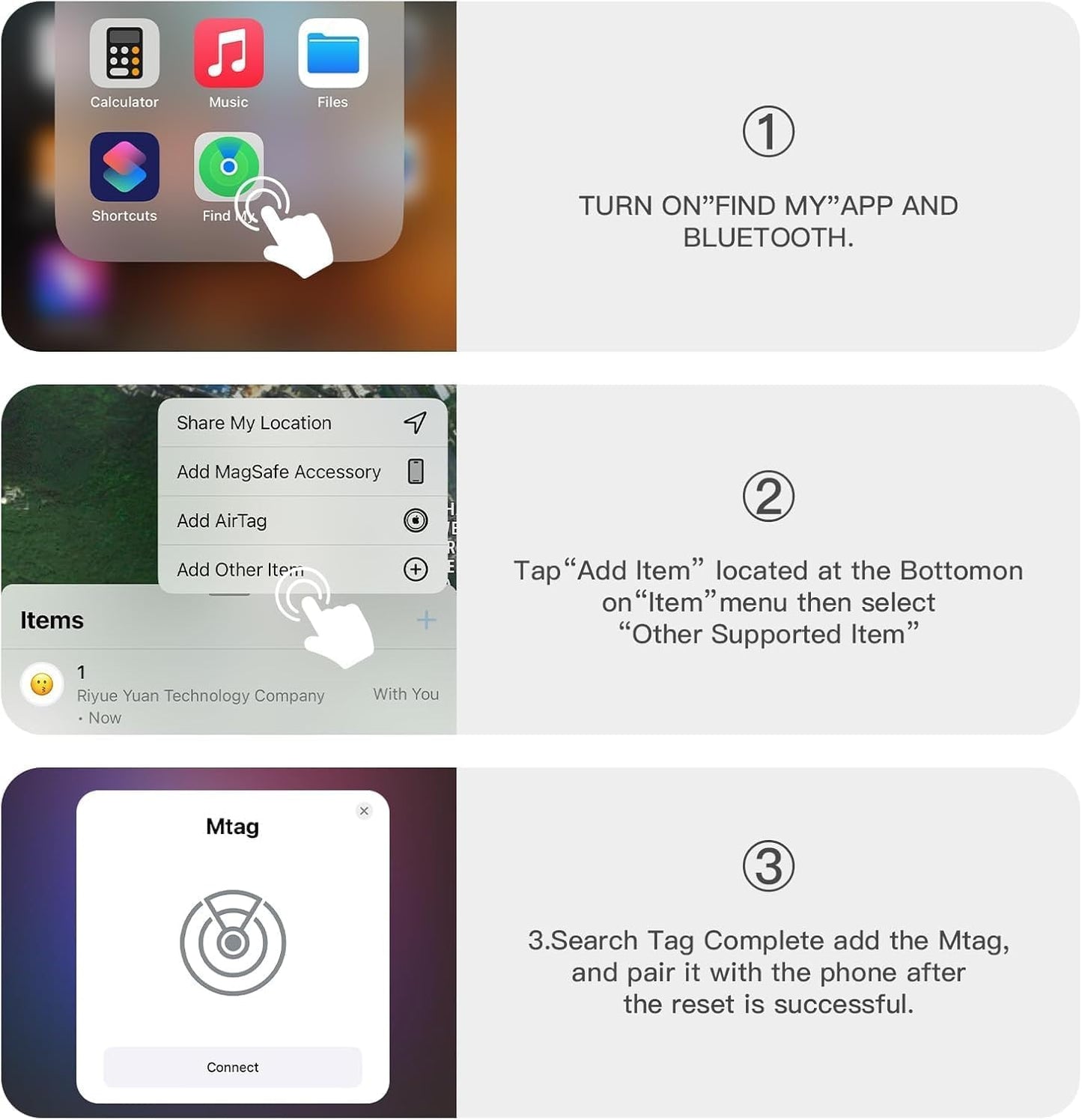 Tracker Device for Vehicles,GPS Car Tracker,No Monthly Fee Car Locator Tracker Work with Apple Find My(iOS Only),Mini Hidden Car Tracker with Magnetic Case (Black,1PCS)
