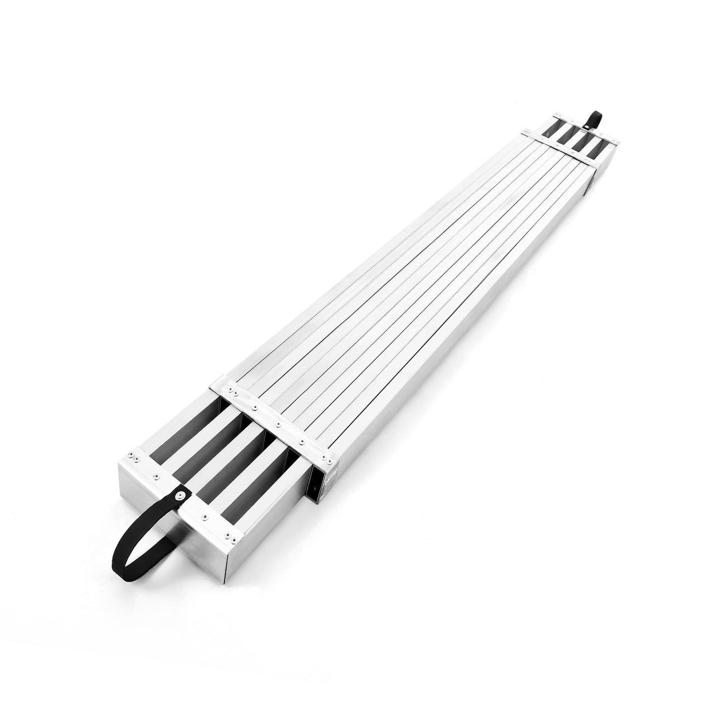 Garvee 8-13FT Aluminum Telescoping Work Plank, 12.5 inch Width Extension Plank, 440Lbs Capacity Extension Boards, Adjustable Scaffolding Plank with Skid-Proof Platform Scaffold Ladder Accessory