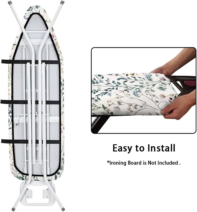 European Floral Print Ironing Board Cover 15X54''