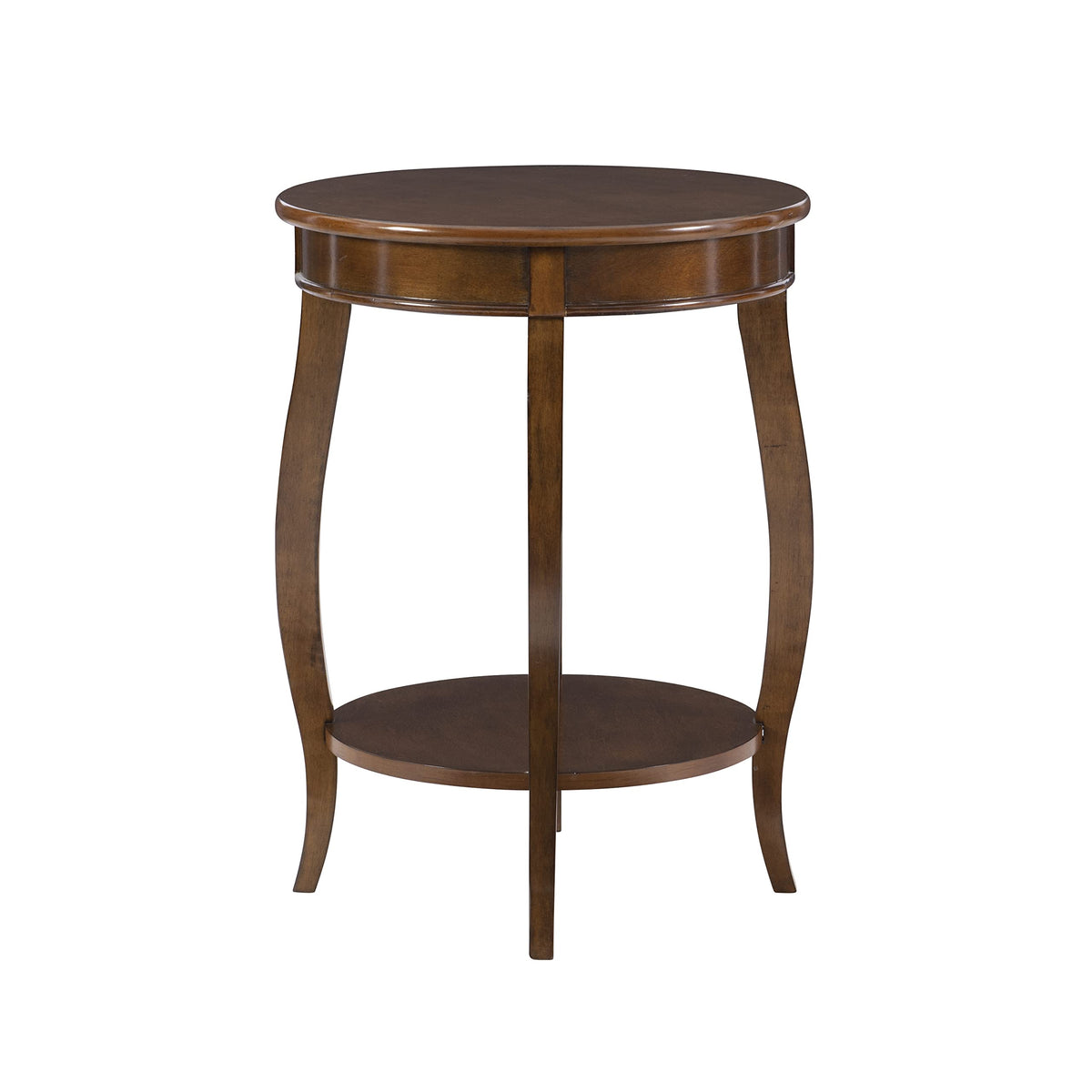 Powell Furniture Powell Hazelnut Round Shelf Table,, 18"L x 18"W x 24"H