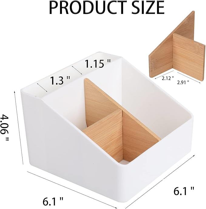 Toothbrush Holder for Bathrooms, 4 Slots Tooth Brush Holder
