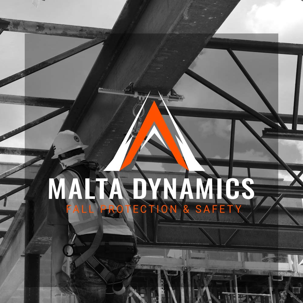 Malta Dynamics Razorback Elite Safety Harness – Lightweight Safety Harness Fall Protection Kit with Sewn in Belt and Sternal D-Rings for Fall Arrest, OSHA & ANSI Compliant (L-XL)