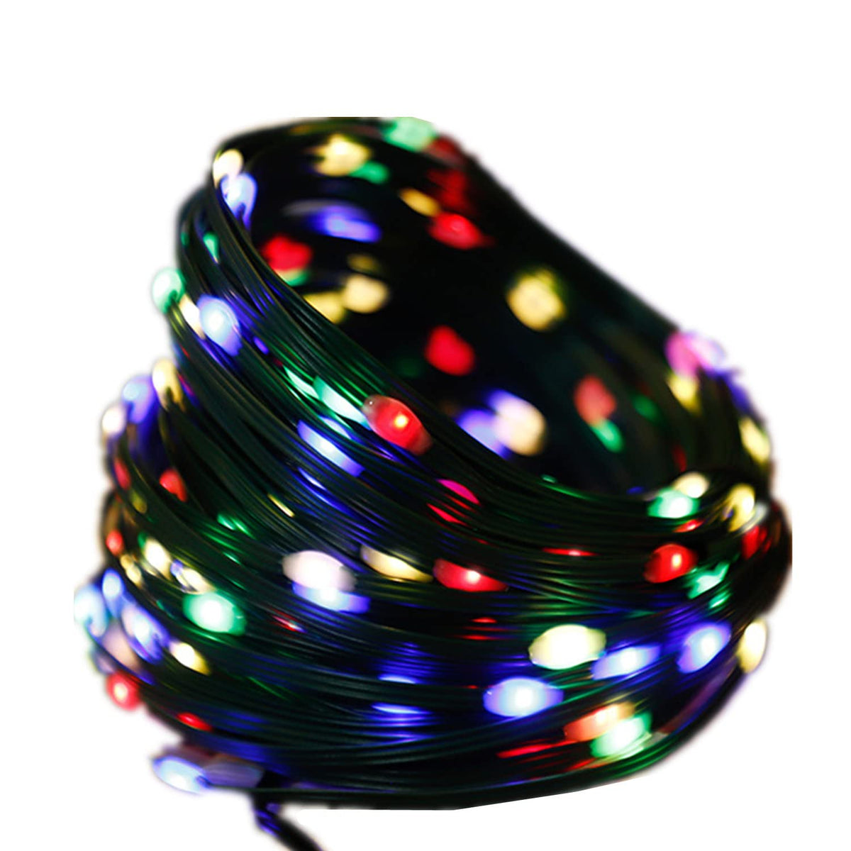 paulzhang DC12V WS2811/WS2812 Pebble Pixel Lights String Seed Pixel Roll 1000LEDS Fairy Lights String 328ft for Indoor Outdoor Home, Garden and Courtyard Decoration (Black Wire 10cm Pitch)