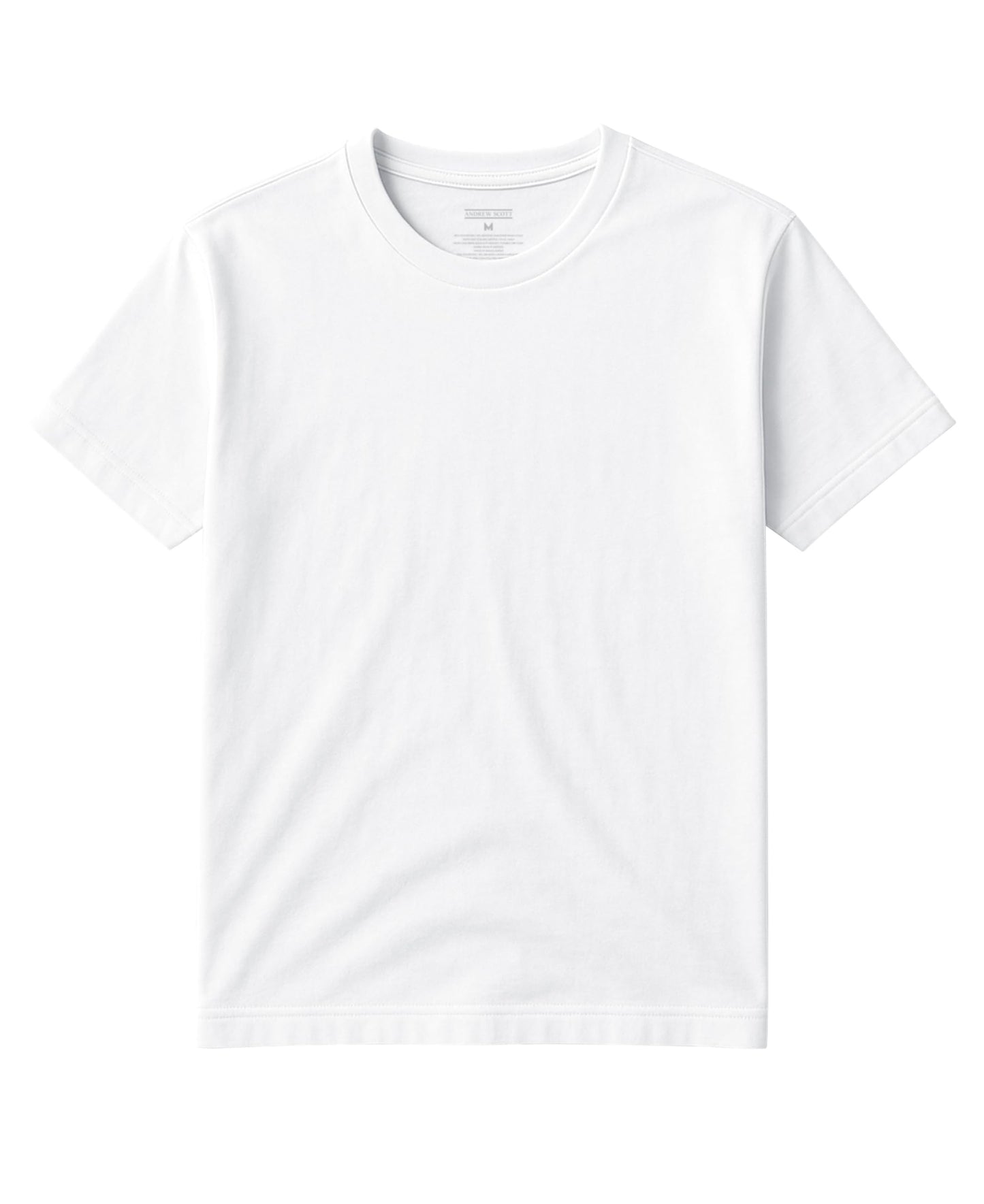 Classic Men's Short Sleeve Cotton Undershirts | Crew Neck T Shirt - Multi & Bulk Wholesale Packs