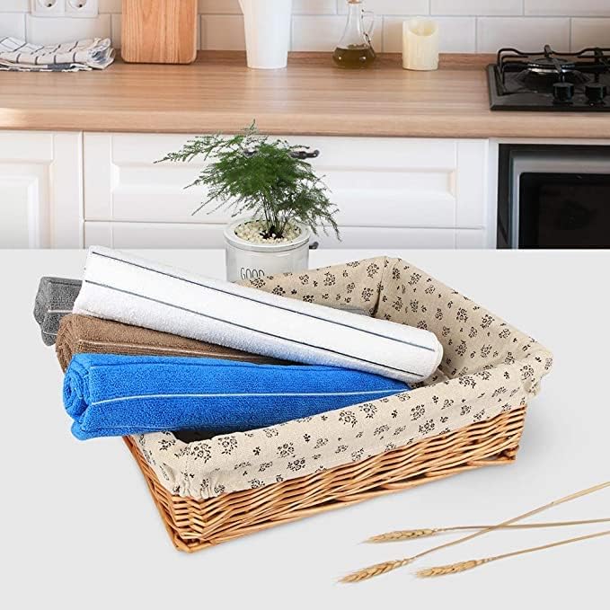 AIDEA Kitchen Towels-8PK, Super Soft and Absorbent Drying Towels