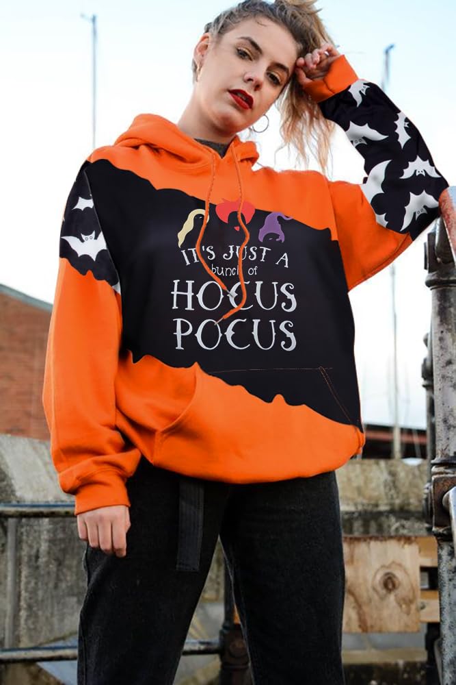 Halloween Sweatshirts for Women Halloween Graphic Long Sleeve Shirt Half Zipper Lapel Casual Pullover Top
