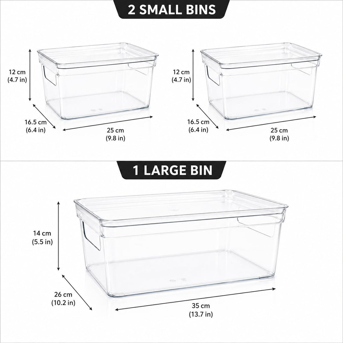 Yomjarl Baking Supplies Storage Containers 3Pc,Baking Kits with Handles&Lid for Adult,Stackable Bakeware Organizer Storage Bins,BPA Free Baking Accessories,Kitchen,Pantry Storage and Organization Box