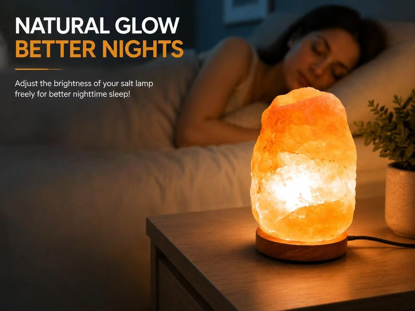 SZKEYISN Himalayan Salt Lamp Cord Replacement with Dimmer Switch, 2 Pack 5FT Salt Lamp Cord with 6 Pack 25W E12 Bulbs, Butterfly Clip for Himalayan & Crystal Salt Lamps