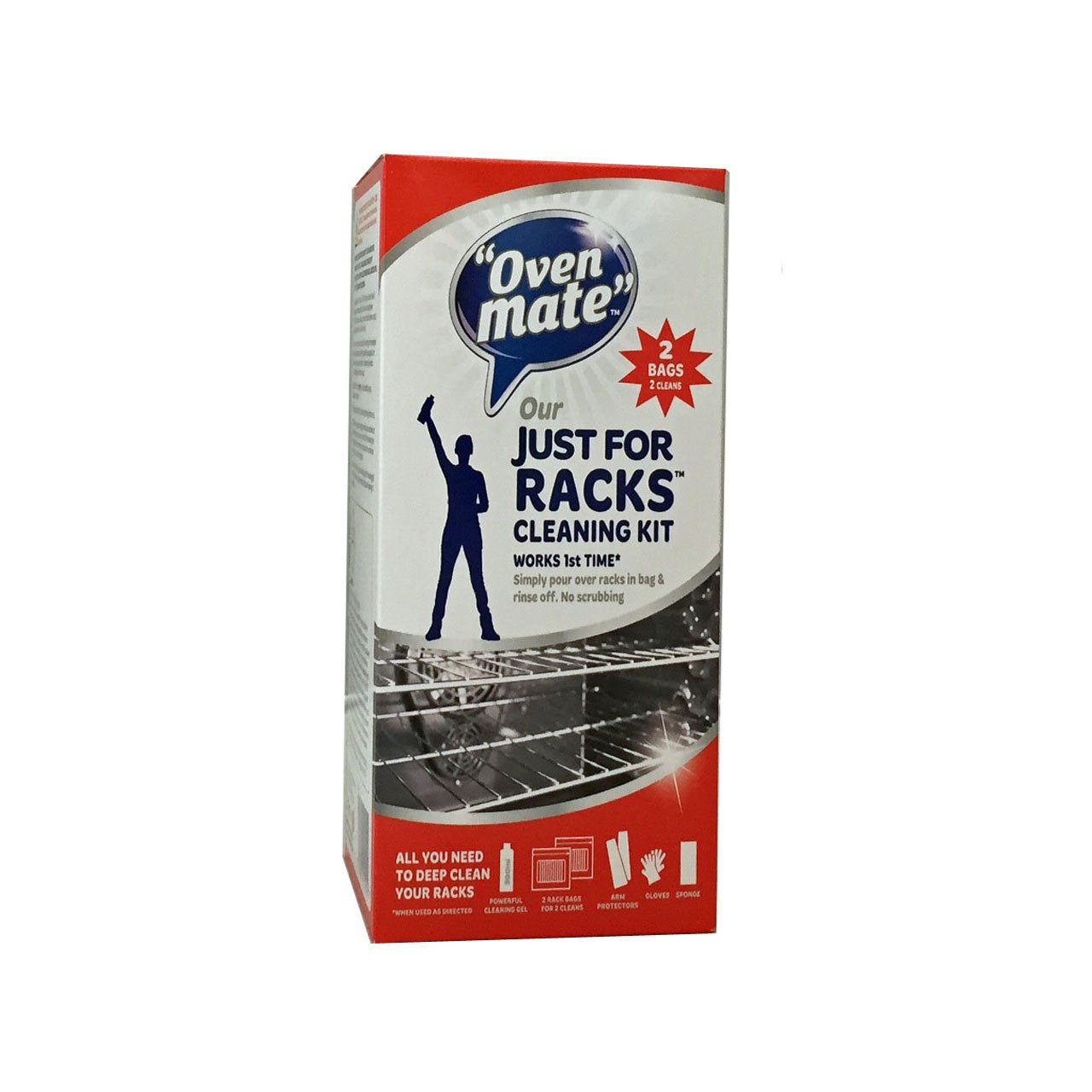 Oven Mate Just for Racks Kit, Clear, 500 ml