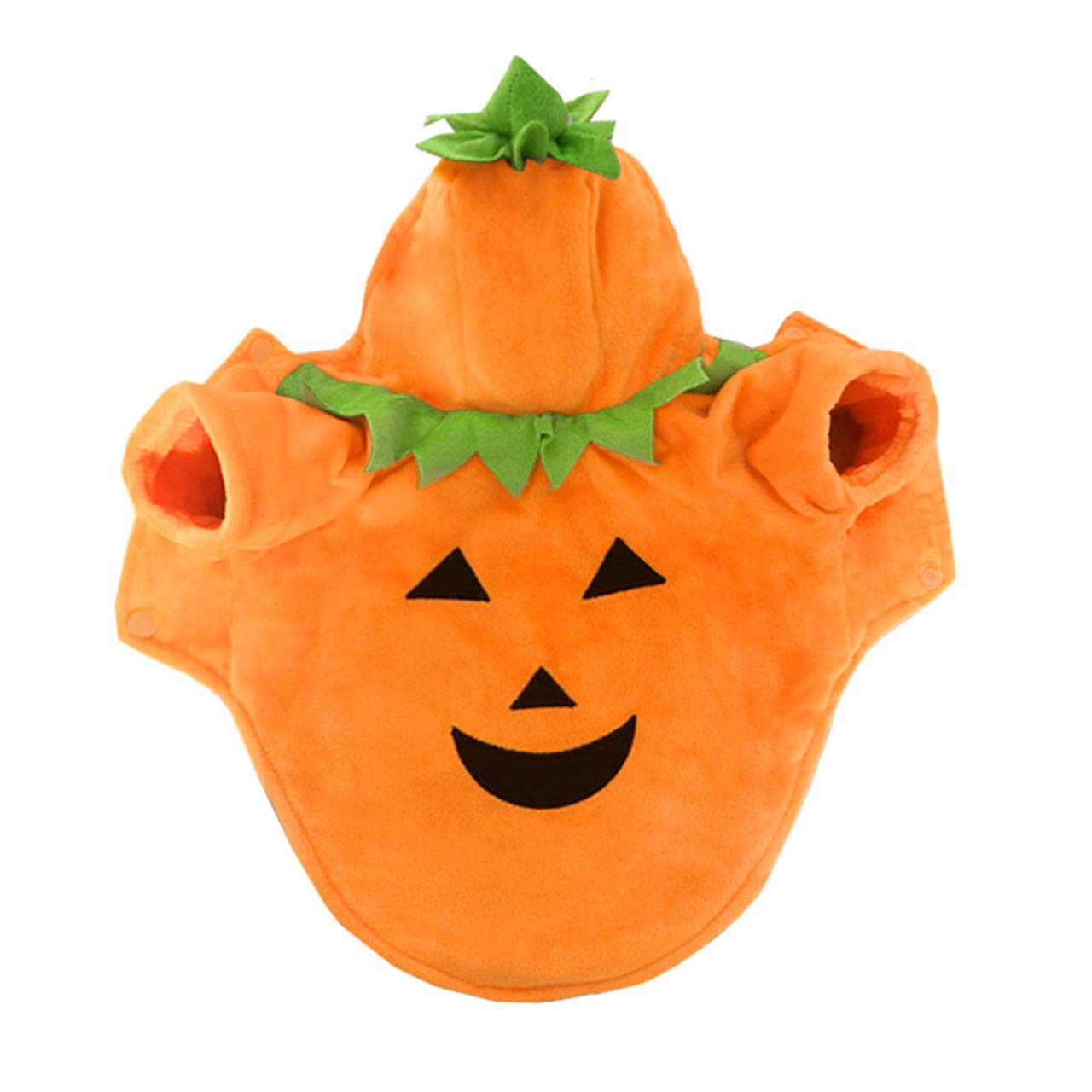 Dog Cat Halloween Pumpkin Costume Pet Cosplay Outfits Clothes Fleece Hoodie Sweater Coat Halloween Costumes for Dogs Puppy Cats