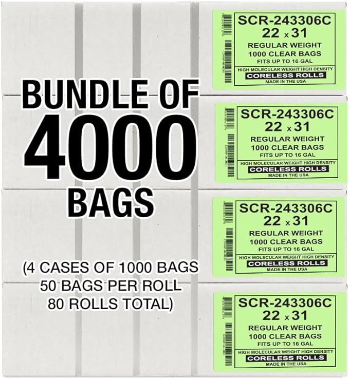 Aluf Plastics 12-16 Gallon Trash Bags