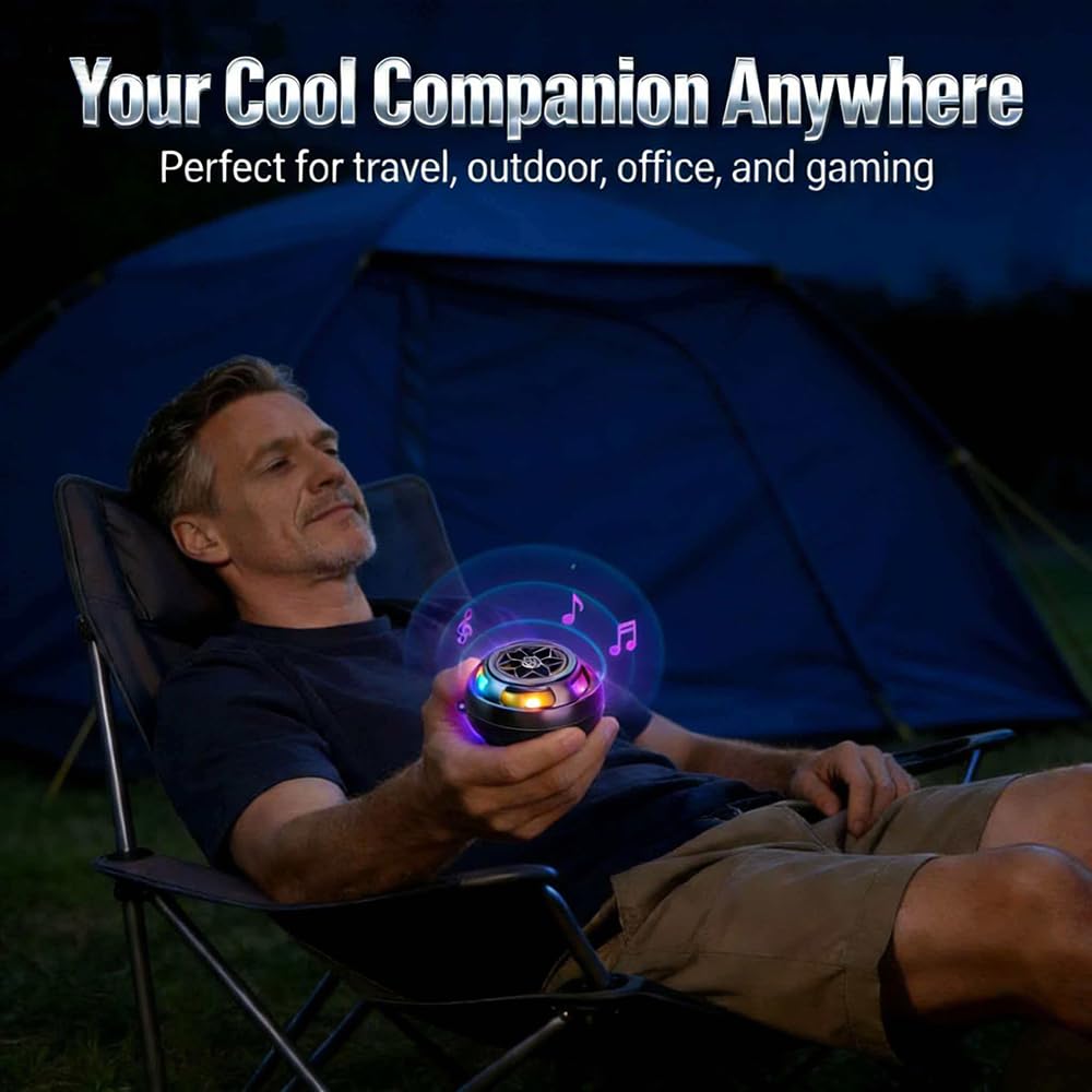 Starphen Speaker with Fidget Spinner , 2026 New Bluetooth 6.0 Fidget Toys for Adults Men, Metal Spinning Speaker with HD Sound, Unique Anxiety Relief Gadgets Gifts for Men