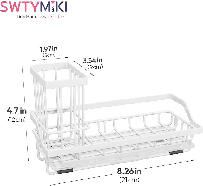 SWTYMIKI Sink Caddy Sponge Holder