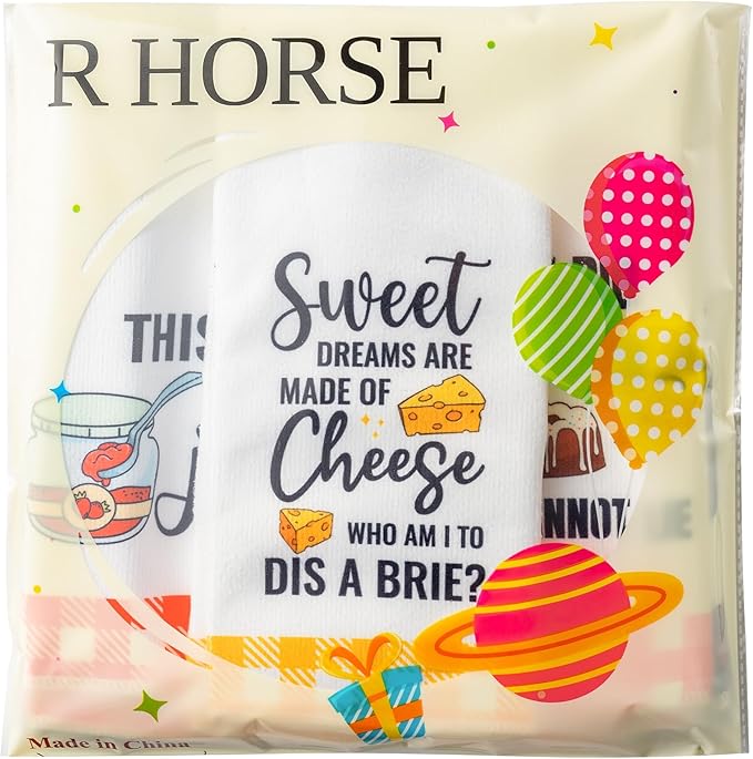 R HORSE Funny Kitchen Dish Towel