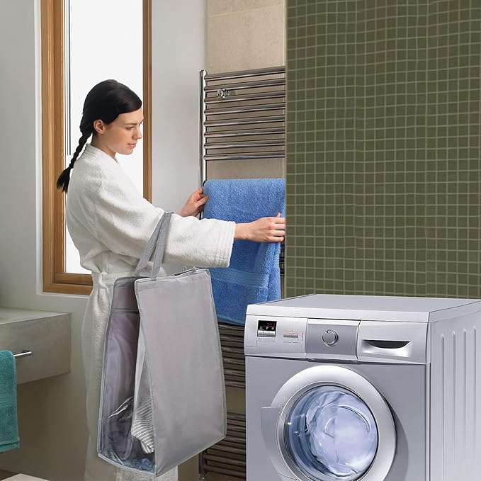Fentec Hanging Laundry Hamper, Hanging Laundry Basket, Slim Laundry Hamper Bag