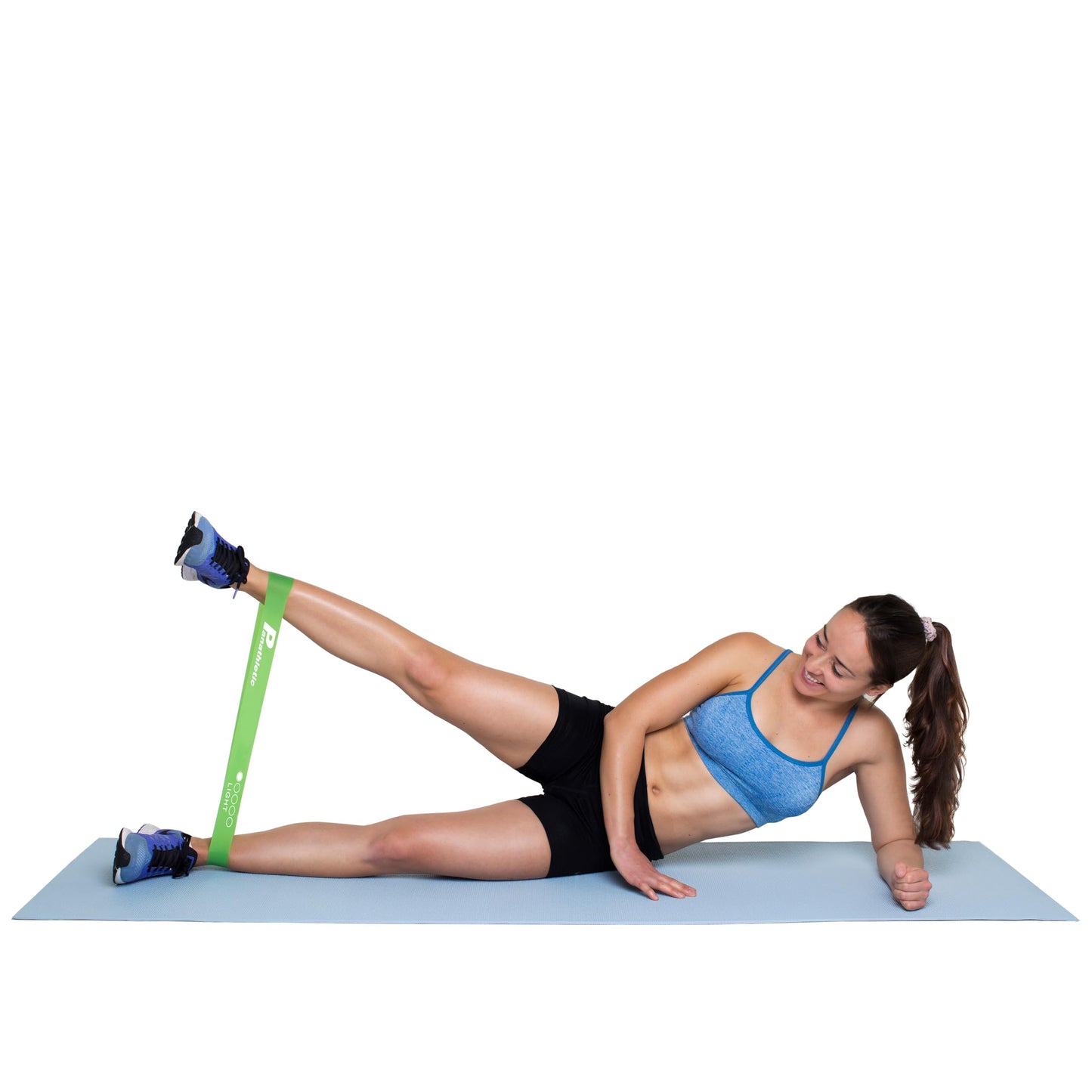 Panathletic Resistance Bands, Set of 5 Bands – 5 Different Resistance Levels, Exercise Guide, eBook, Carry Bag – 5X Booty Loop Band for Butt and Legs Women - Fitness Stretch Band for Workout Men