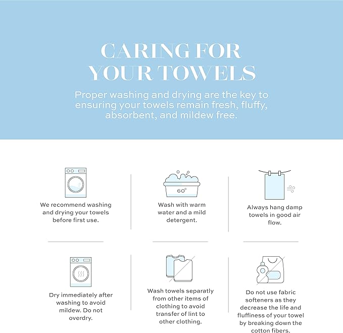 White Classic Luxury Brown Hand Towels