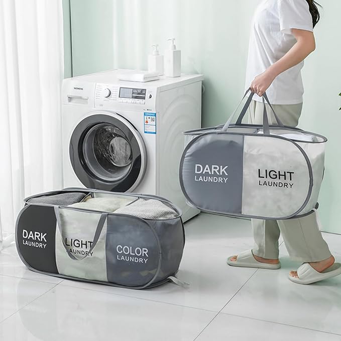 Collapsible Laundry Basket Durable Pop Up Hamper