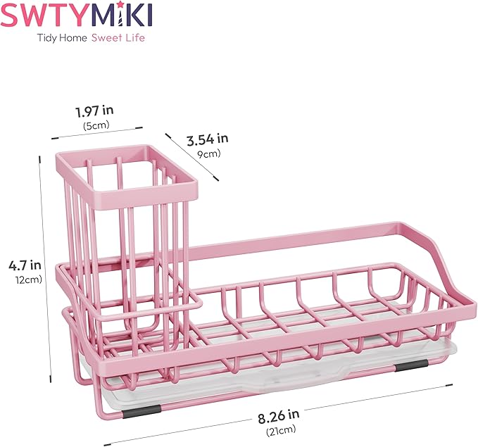 SWTYMIKI Sink Caddy Sponge Holder