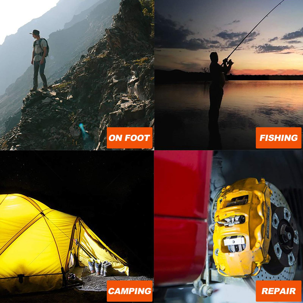 NICRON Flashlight, N7 600 Lumens Tactical Flashlight, 90 Degree Ip65 Waterproof Led Mini Flashlight 4 Modes- Best High Lumens are for Camping, Outdoor, Hiking (Not Including Batteries) Gift