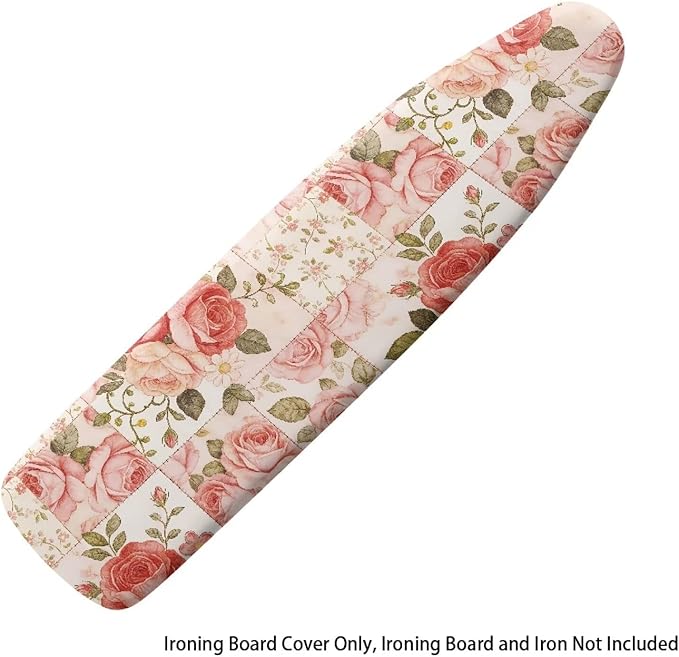 Sprowallow Roses Ironing Board Covers 15x54 Easy Installation Scorch Resistant
